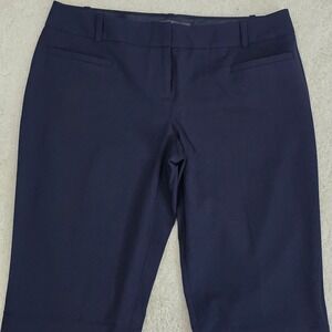 The Limited Dark Navy Slim Straight Trousers